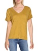 womens v neck cap sleeves top