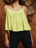 flowy tank in lime