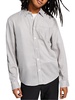 mens long sleeve collared button-down shirt