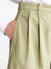 herringbone-pattern cotton bermuda shorts