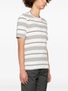 striped cotton T-shirt