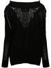 lace-detail sweater 