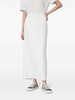 cotton straight maxi skirt