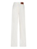 Pegaso-embroidered wide-leg jeans