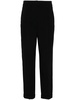 straight-leg cady trousers