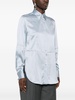 long-sleeve satin shirt