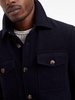 long-sleeve wool shirt jacket