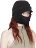 Black Mask Flap Hat