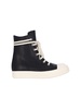 Zip high-top sneakers