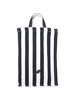 Striped tote bag