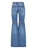 'Open Knees' bootcut jeans