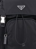 Prada Logo Patch Buckle-Detailed Backpack