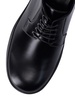 Derby leather shoes