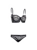 Gucci GG Supreme Embroidered Lingerie Set