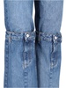 'Open Knees' bootcut jeans