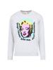 Printed crew neck sweatshirt