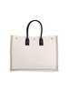 Rive Gauche cotton and linen tote bag