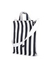 Striped tote bag