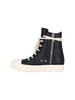 Zip high-top sneakers