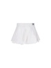 Pleated mini skirt