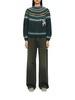 x Suna Fujita jacquard mohair-blend sweater