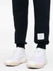 colour-block cotton track pants