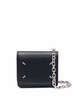 MAISON MARGIELA Elegant Black Leather Chain Wallet for Women - SS24 Season Edition