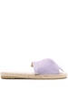 Manebi Hamptons Knot Detail Suede Sandals