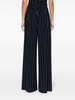 Norma Kamali Pinstripe Flared Trousers