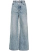 high-rise wide-leg jeans