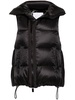 off-centre padded gilet