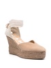 Manebi Hamptons Suede Heart Shaped Wedge Espadrilles