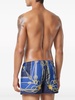 Versace Swim Boxer Nylon Gulf Nautical Print Clothing