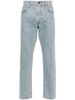 logo-appliqué straight-leg jeans