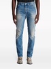 Straight mid-rise jeans