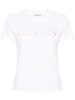 logo-embroidered cotton T-shirt