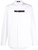 VERSACE Men's Leather Strap White Shirt for FW23