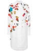 Cotton shirtdress with floral print