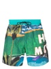 Etro Landscape Print Swim Shorts