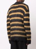 stripe-pattern cardigan