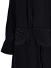 Short Black Silk Crpe De Chine Dress