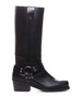 Black krizia boots lateral zip