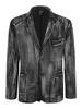 Black Shadow Felted Rever Jacket