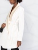 White wrap coat