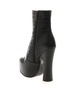 Elevated ankle boots in black