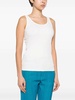 Ribbed cotton sleeveless top