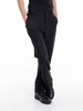 Black stretch wool pants