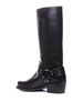 Black krizia boots lateral zip