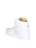 Snaekers Hi Top In Pelle Bianca - Bianco / 44