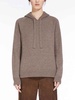 Virgola cashmere hoodie